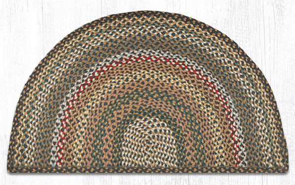 SC-51 Fir/Ivory Large Rug Slice 24"x39"