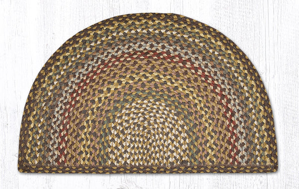 SC-51 Fir/Ivory Small Rug Slice 18"x29"