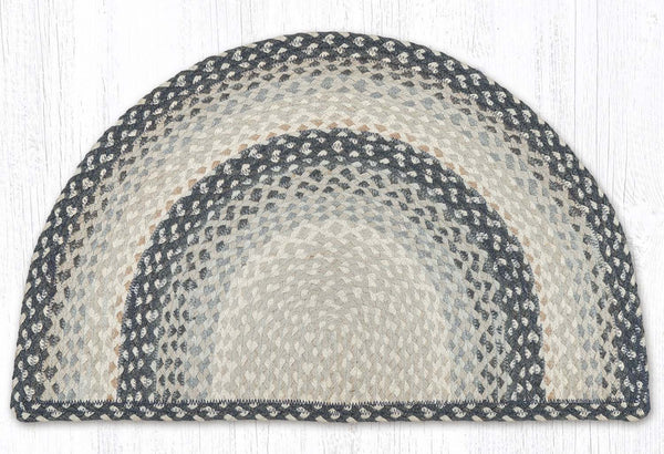 SC-890 Gray/Sand/Ivory Small Rug Slice 18"x29"