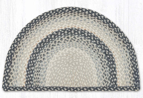SC-890 Gray/Sand/Ivory Small Rug Slice 18"x29"