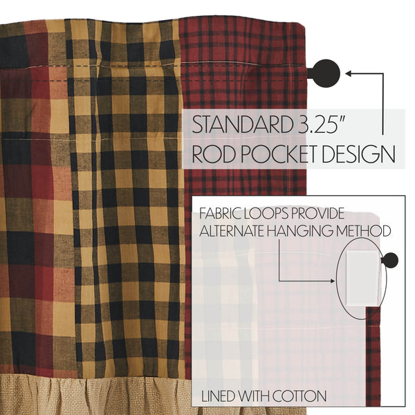 Connell Patchwork Valance 18x72