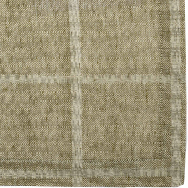Julie Olive Plaid Runner 13x90 - Final Qty - Clearance