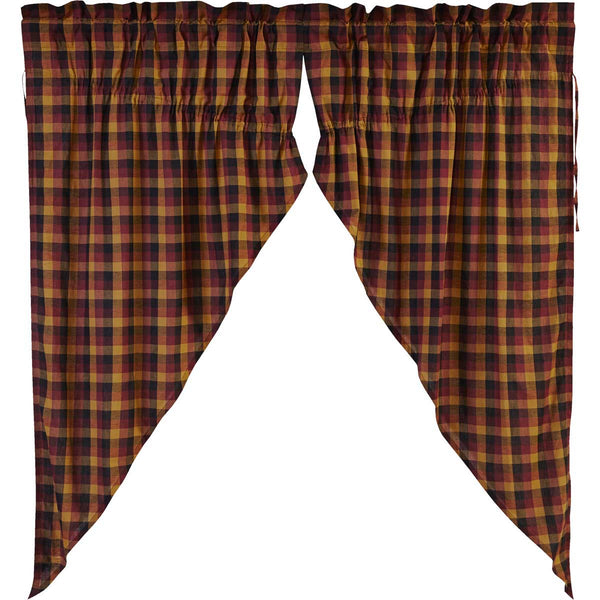 Heritage Farms Primitive Check Prairie Short Panels Set