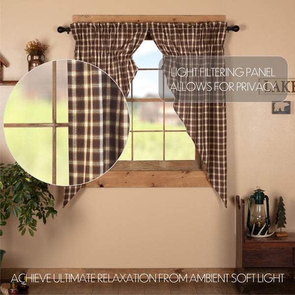 Rory Prairie Curtain Short Panel Set of 2 63x36x18