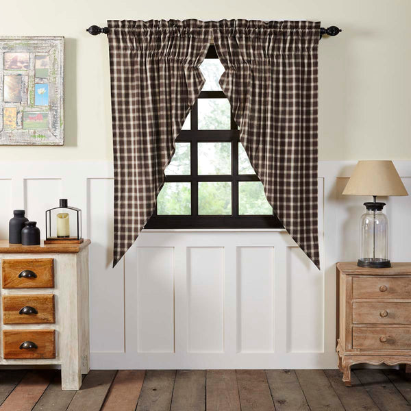 Rory Prairie Curtain Short Panel Set of 2 63x36x18