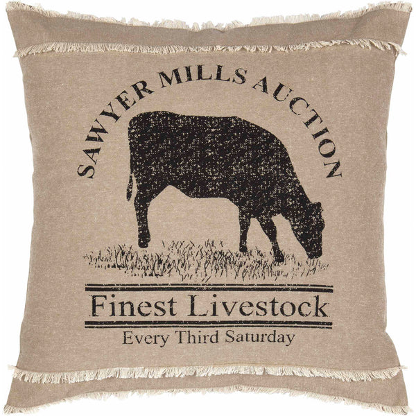Sawyer Mill Cow Pillow