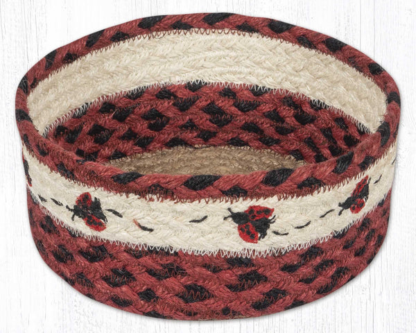 CBP-396 Ladybug Printed Casserole Baskets 8"x3" Round