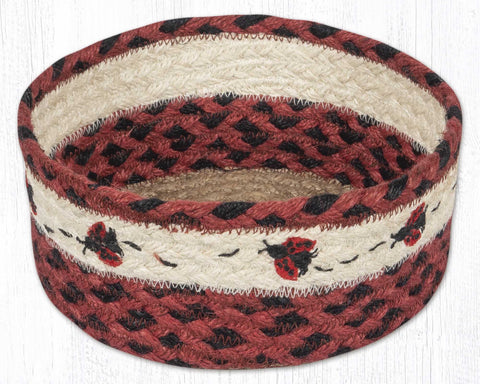CBP-396 Ladybug Printed Casserole Baskets 8"x3" Round