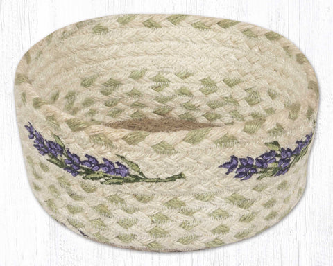 CBP-611 Lavender Printed Casserole Baskets 8"x3" Round