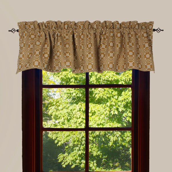 Lover's Knot  Mustard Valance