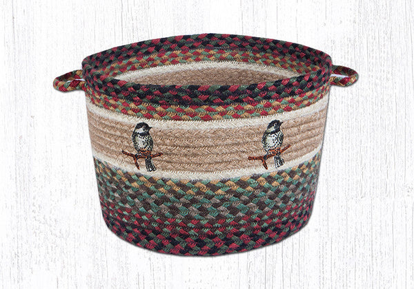 UBP-81 Chickadee Printed Utility Basket 13"x9"