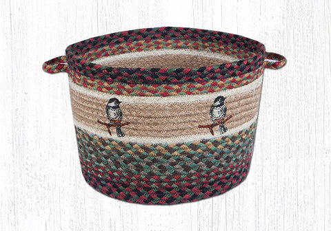 UBP-81 Chickadee Printed Utility Basket 13"x9"