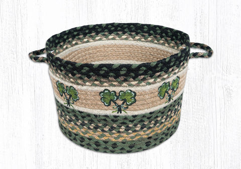 UBP-116 Shamrock Printed Utility Basket 13"x9"