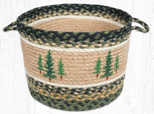 UBP-116 Tall Timbers Printed Utility Basket 13"x9"