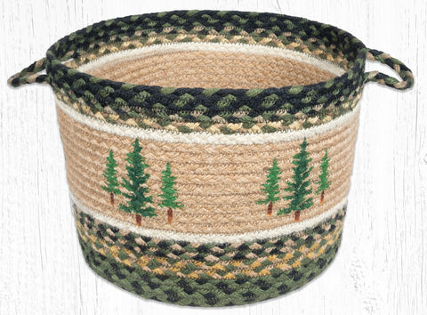 UBP-116 Tall Timbers Printed Utility Basket 13"x9"