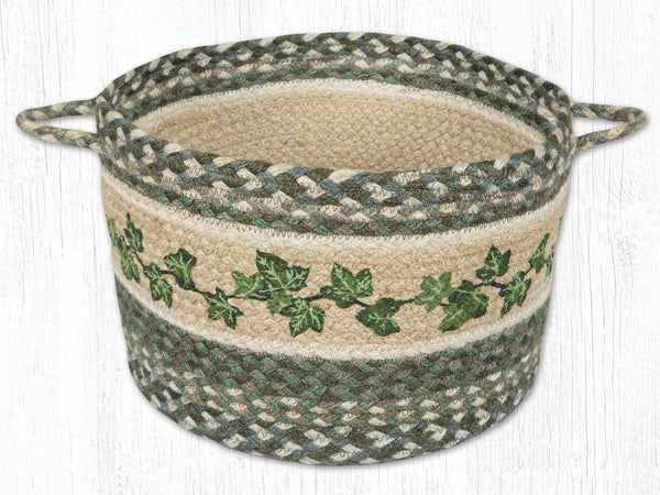 UBP-419 Ivy Border Printed Utility Basket 13"x9"