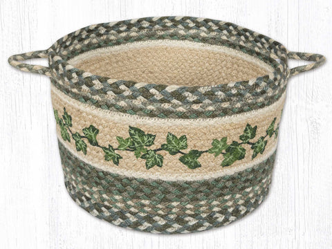 UBP-419 Ivy Border Printed Utility Basket 13"x9"