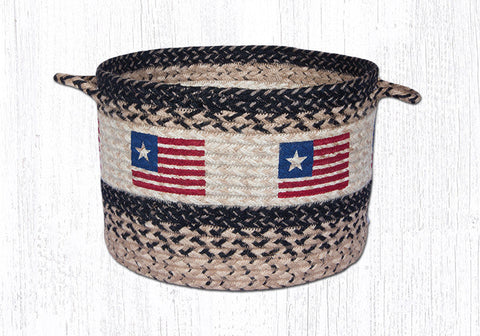 UBP 9-1032 Original Flag Printed Utility Basket 13"x9"