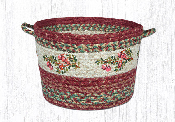 UBP 9-390 Cranberries Printed Utility Basket 13"x9"