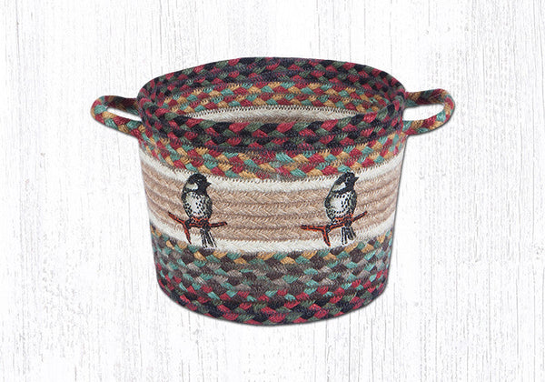 UBP-81 Chickadee Printed Utility Basket 9"x7"