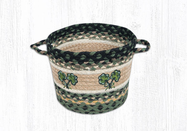 UBP-116 Shamrock Printed Utility Basket 9"x7"
