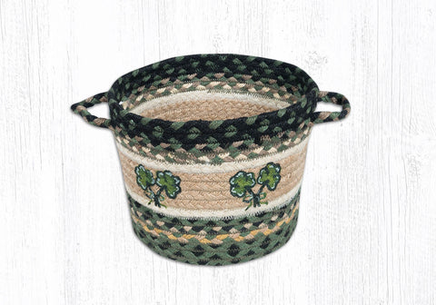 UBP-116 Shamrock Printed Utility Basket 9"x7"