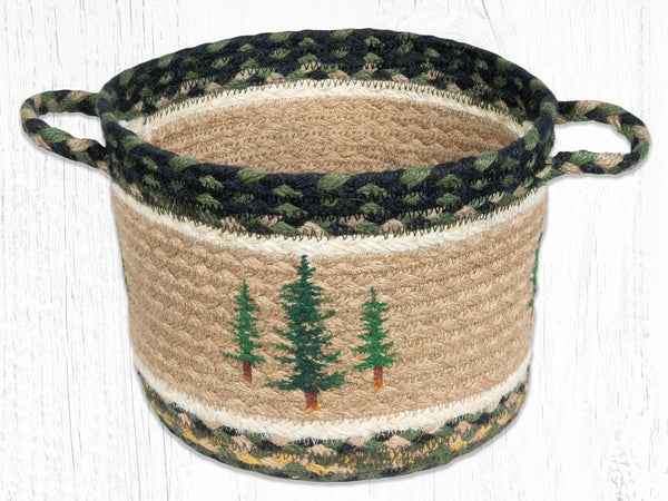 UBP-116 Tall Timbers Printed Utility Basket 9"x7"