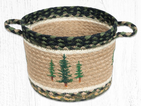 UBP-116 Tall Timbers Printed Utility Basket 9"x7"