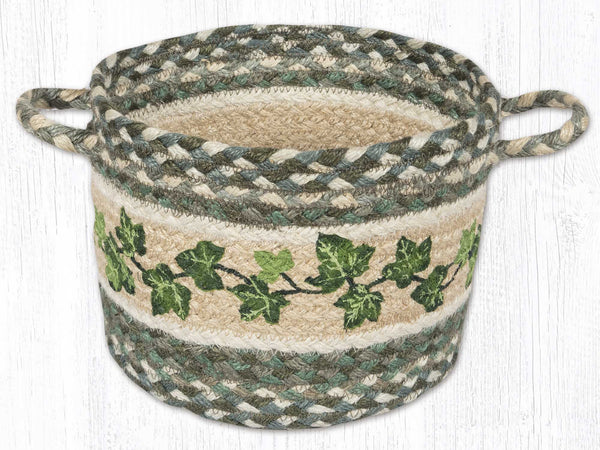 UBP-419 Ivy Border Printed Utility Basket 9"x7"