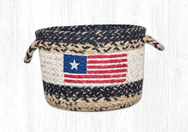 UBP 9-1032 Original Flag Printed Utility Basket 9"x7"