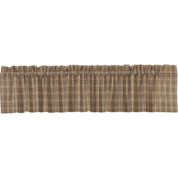 Sawyer Mill Charcoal Plaid Valance 16x90