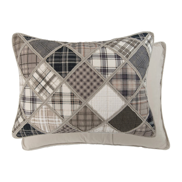 Driftwood 3pc Cotton Pieced Quilt Set