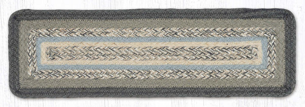 C-903 Charcoal/Gray/Ivory Rectangle Stair Tread 27"x8.25"