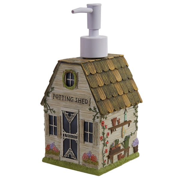 Add a fresh garden look to your bathroom with the<span data-mce-fragment="1">&nbsp;</span><strong data-mce-fragment="1">Spring Garden Dispenser</strong><span data-mce-fragment="1"></span>! The colors of country rose, sage, brownstone, candlelight white, and cornflower blue combine to create a lovely potting shed to hold your soap