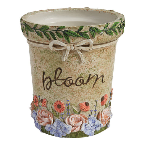 Add a fresh garden look to your bathroom with the<span data-mce-fragment="1">&nbsp;</span><strong data-mce-fragment="1">Spring Garden Tumbler</strong><span data-mce-fragment="1"></span>! The colors of country rose, sage, brownstone, and cornflower blue combine to create a lovely garden, with the word "bloom"!