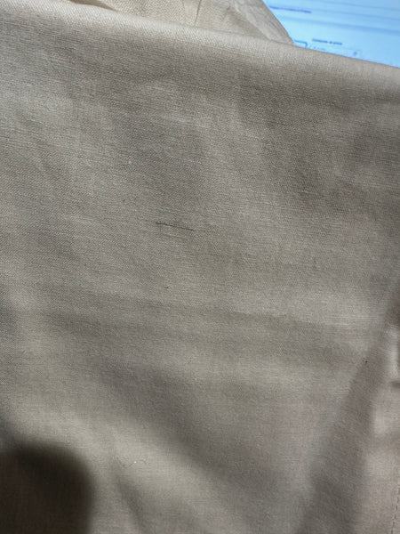 White Ruffled Sheer Tier Set of 2 L36xW36 - Clearance - Return