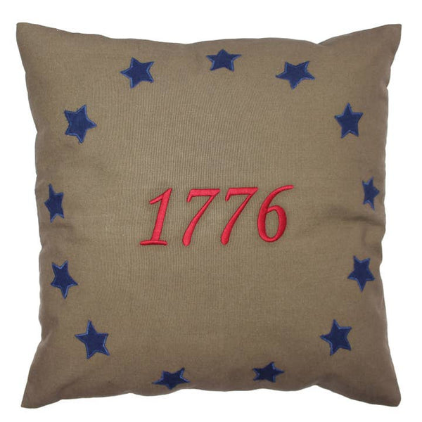 1776 Cotton Pillow 18"