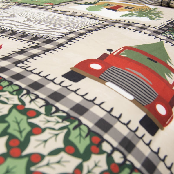 Winter Cottage Comforter Set