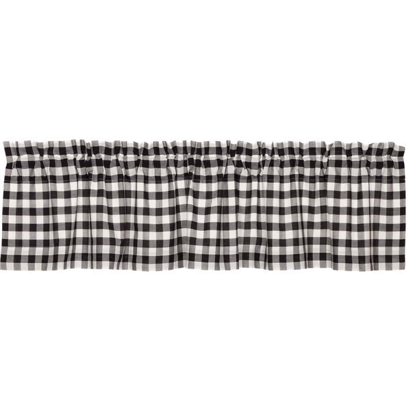 Annie Buffalo Black Check Valance 16x72