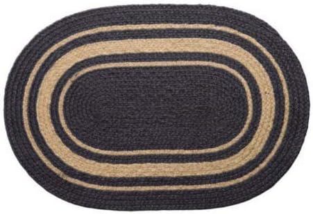 Grayson Braided Swatch 10 x 15. Visit website for FREE s/h & discount offers. Primitive Country Farmhouse Home Decor.