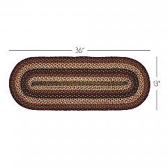 Beckham Jute Oval Runner 13x36