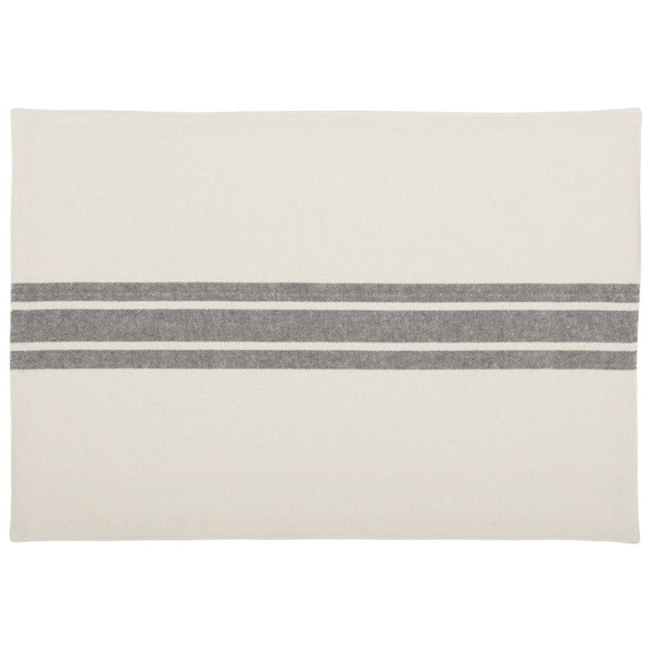 Market Place Gray Placemat Set of 4 18Lx12W