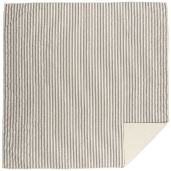 Market Place Gray Queen Quilt 90Lx90W