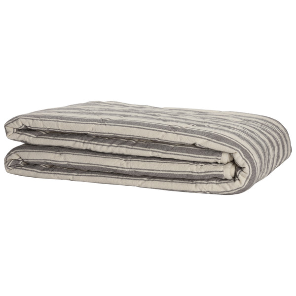 Market Place Gray Twin Quilt 86Lx68W