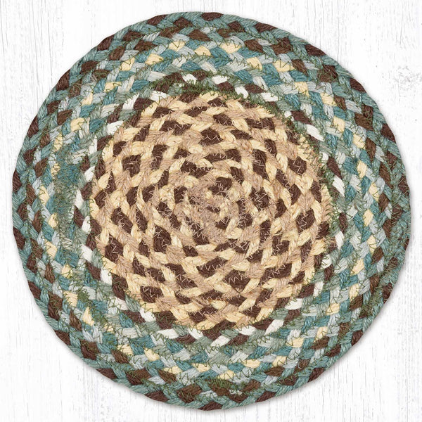 MS-13 Dark Green Round Swatch 10"x10"