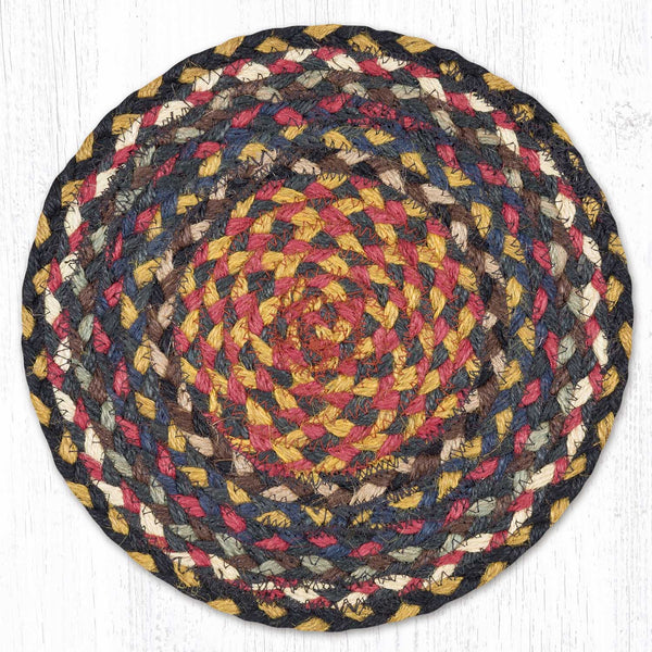 MS-43 Burgundy/Blue/Gray Round Swatch 10"x10"