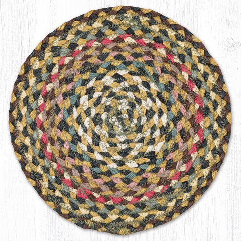 MS-51 Fir/Ivory Round Swatch 10"x10"