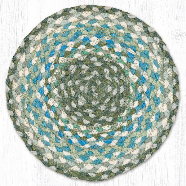 MS-419 Sage/Ivory/Settlers Blue Round Swatch 10"x10"
