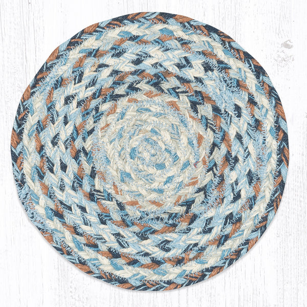 MS-9-119 Denim Round Swatch 10"x10"