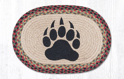PM-OP-81 Bear Paw Oval Placemat 13"x19"